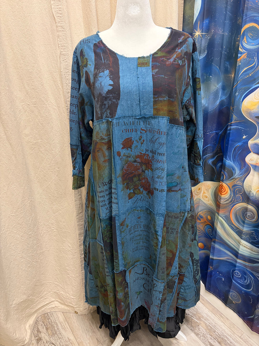 Vintage Patchwork Dress by Paper Lace