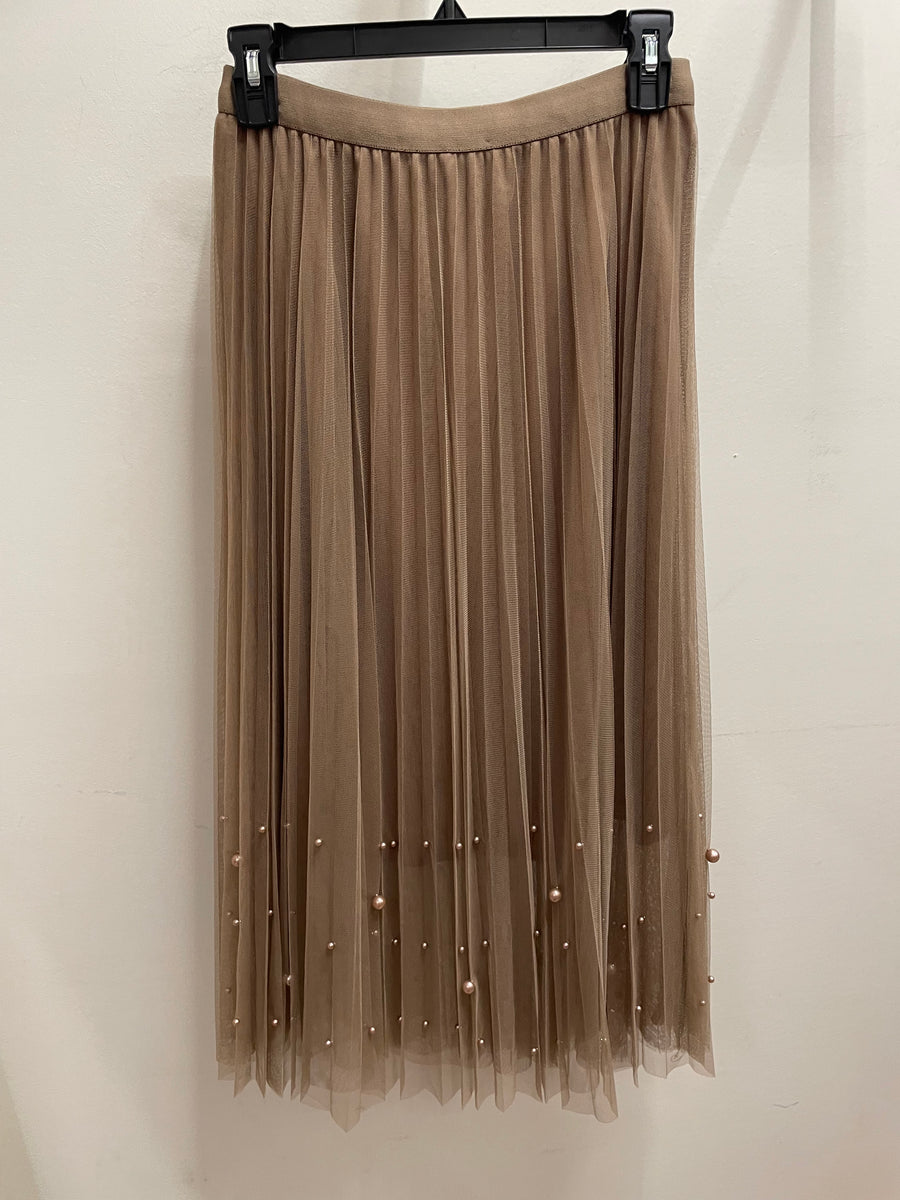 Fairy Pleated Mesh Skirt with Pearls by EllyNDale