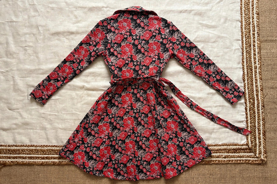 Patrona Coat in Jardinier Print by Effie's Heart