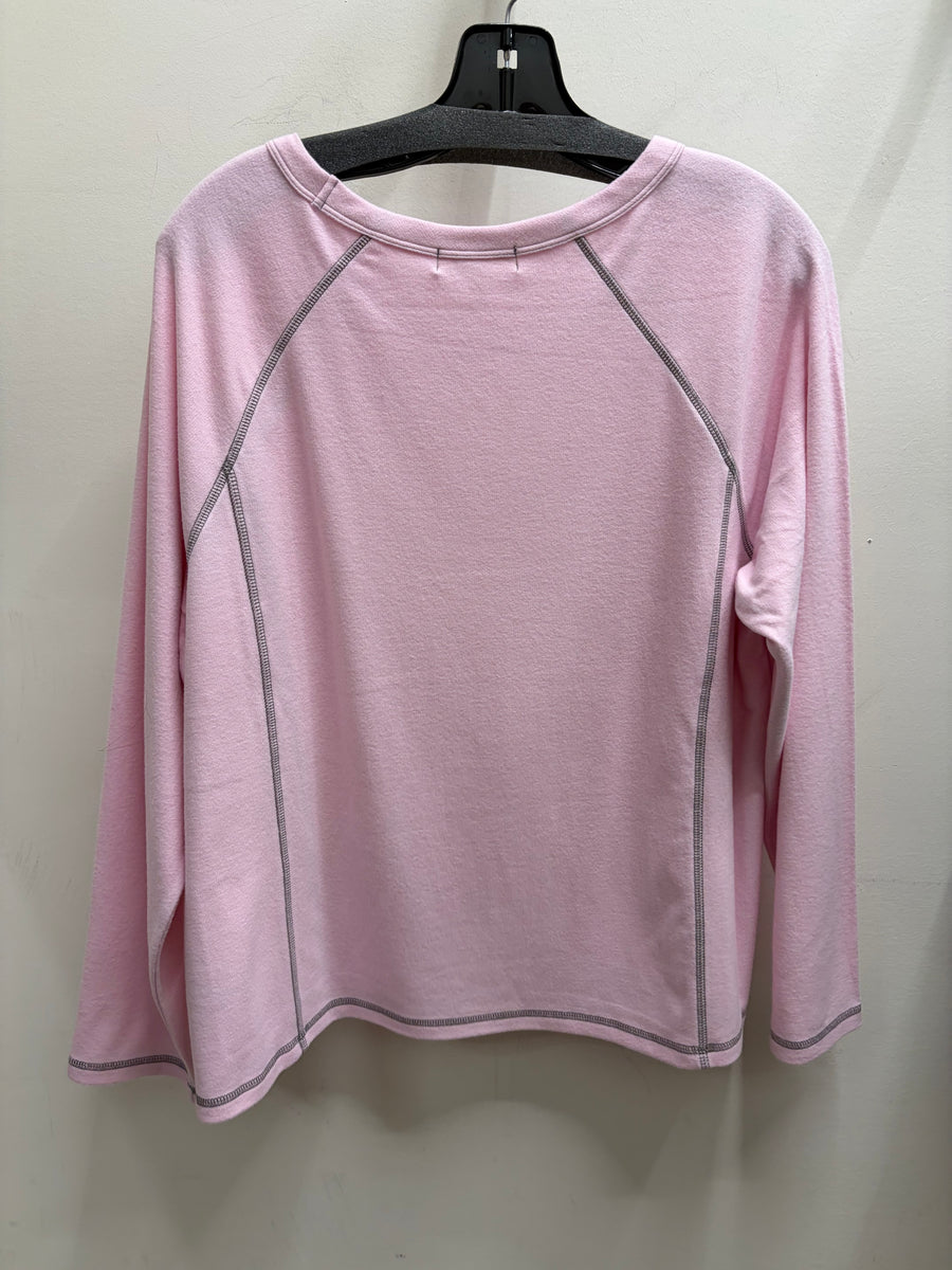 Butter Rib Knit Raglan Pullover by Escape