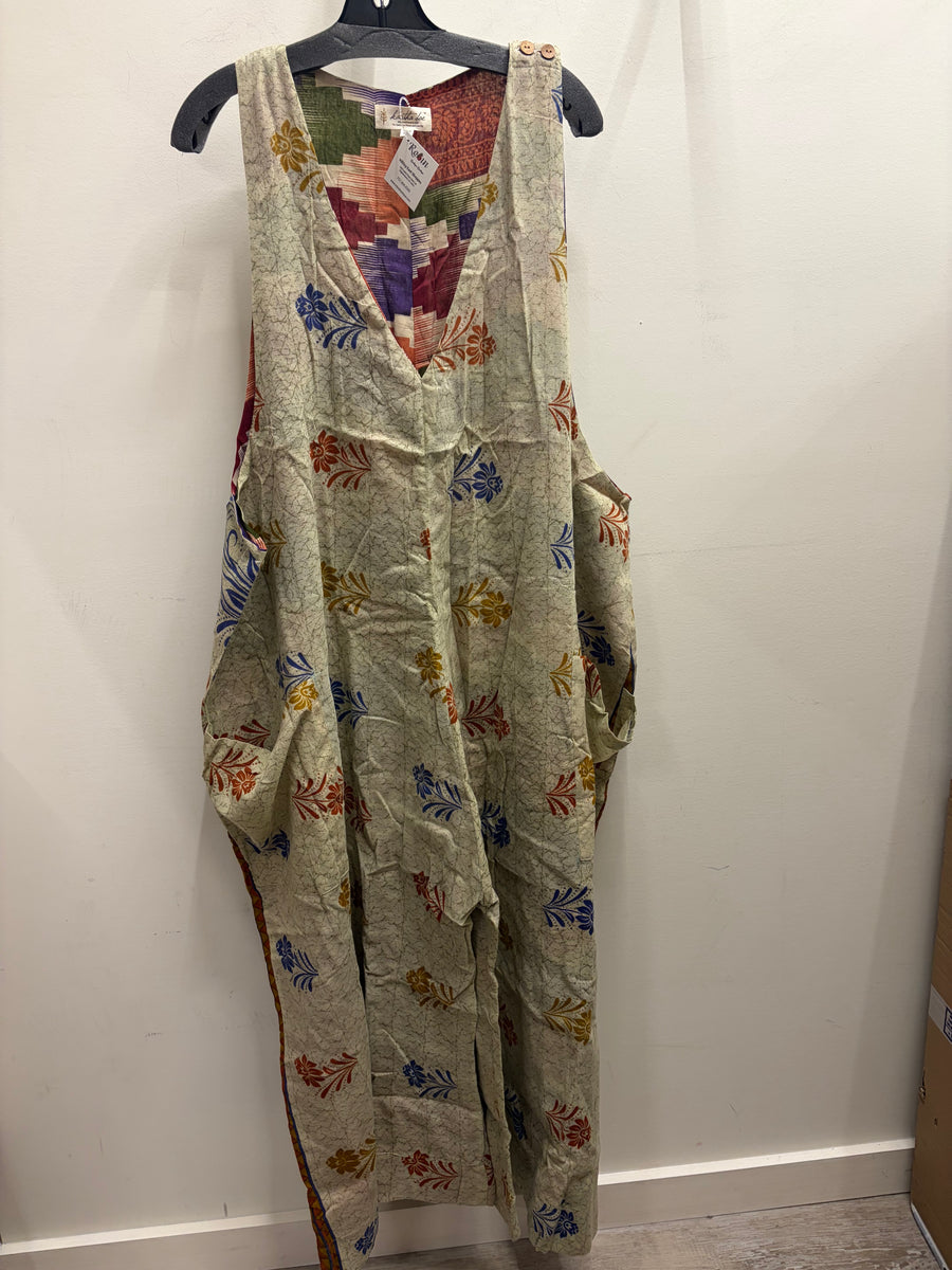 Duality Sari Harmony Wide Leg Jumpsuit #1031 by Kantha Bae