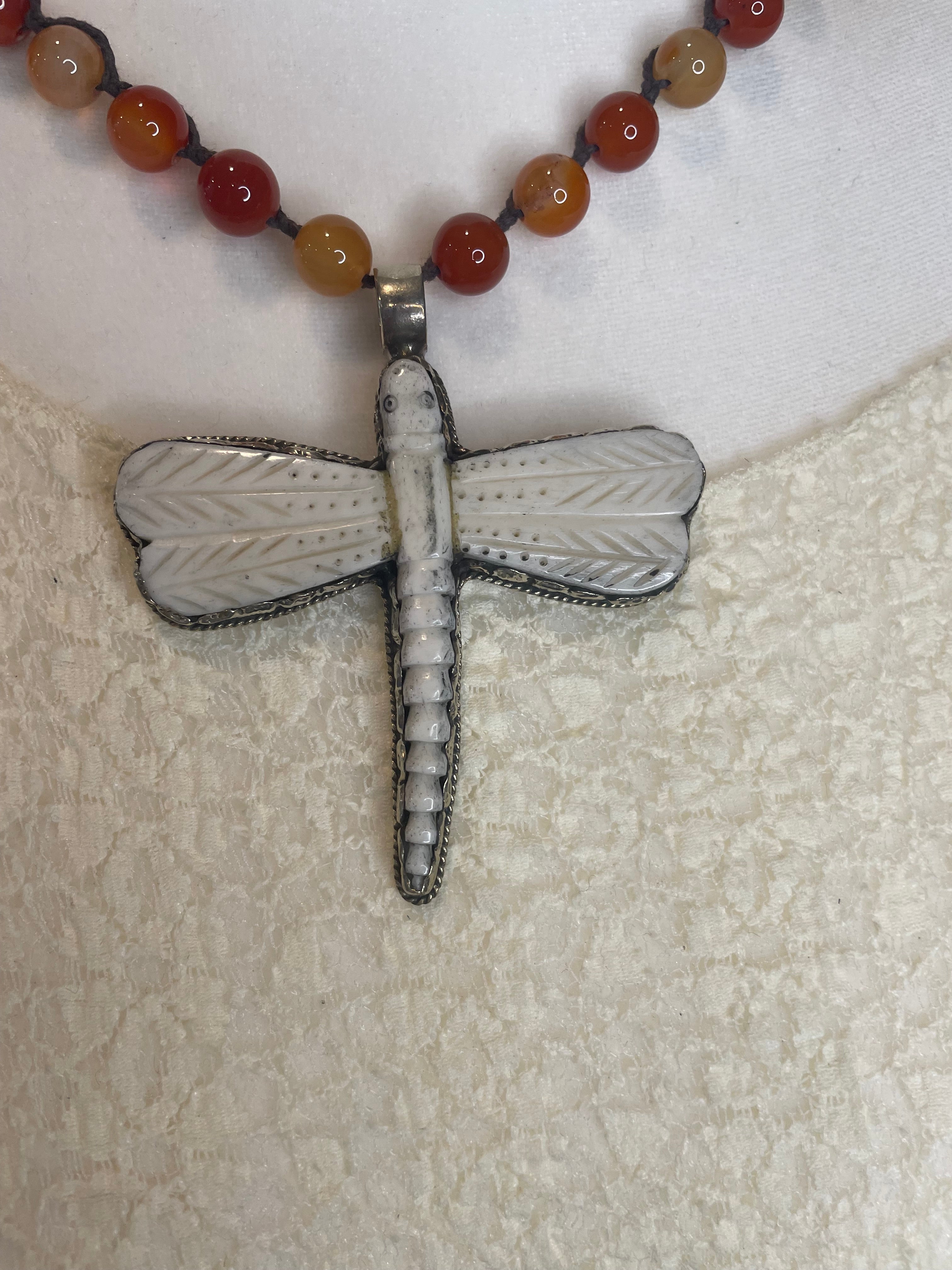 Dragonfly Necklace by Tara