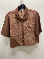 Reworked Flowy Crop Button Down #109