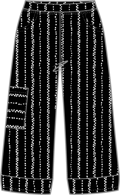 Driftwood Stripe J Pocket Flood Pant by Escape