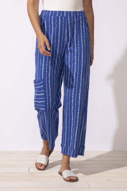 Driftwood Stripe J Pocket Flood Pant by Escape