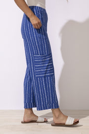 Driftwood Stripe J Pocket Flood Pant by Escape