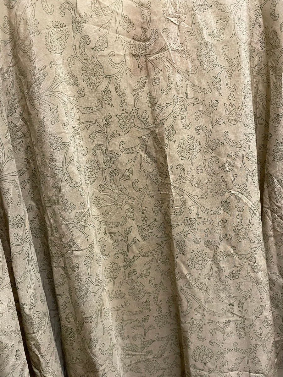 Crepe Sari Gaia Split Tunic #264 by Kantha Bae