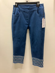 Daisy Dukes Embroidered Capri Pant by LuLu B