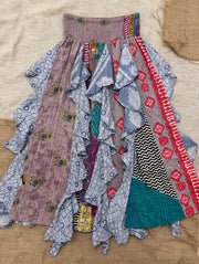 Pareo Kantha Willow Maxi Skirt #183 by Kantha Bae