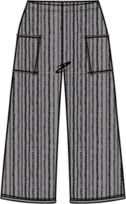 Canyon Stripe Pocket Flood Pant by Escape