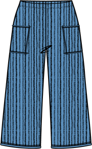 Canyon Stripe Pocket Flood Pant by Escape