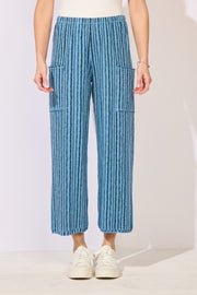 Canyon Stripe Pocket Flood Pant by Escape