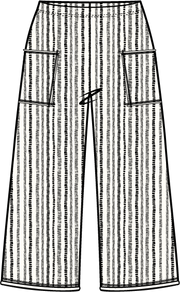 Canyon Stripe Pocket Flood Pant by Escape