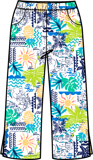 Coastal Cotton Greece Resort Pant by Escape