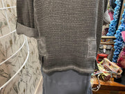 Mock Neck Double Gauze Tunic by Focus JG014 - Robin Boutique-Boutique 