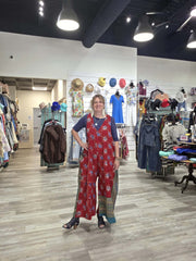 Duality Sari Harmony Wide Leg Jumpsuit #1036 by Kantha Bae