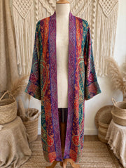 Reversible Tapestry Paisley Duster