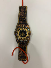 Embellished Fabric Watch Cuff by IPNG Design