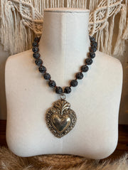 Sacred Heart Necklace by Tara Gasparian