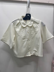 Reworked Flowy Crop Button Down #125