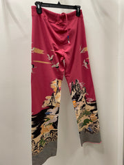 Zen Pant Crane Print by Paparazzi Robin Boutique