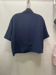 Reworked Flowy Crop Button Down #122