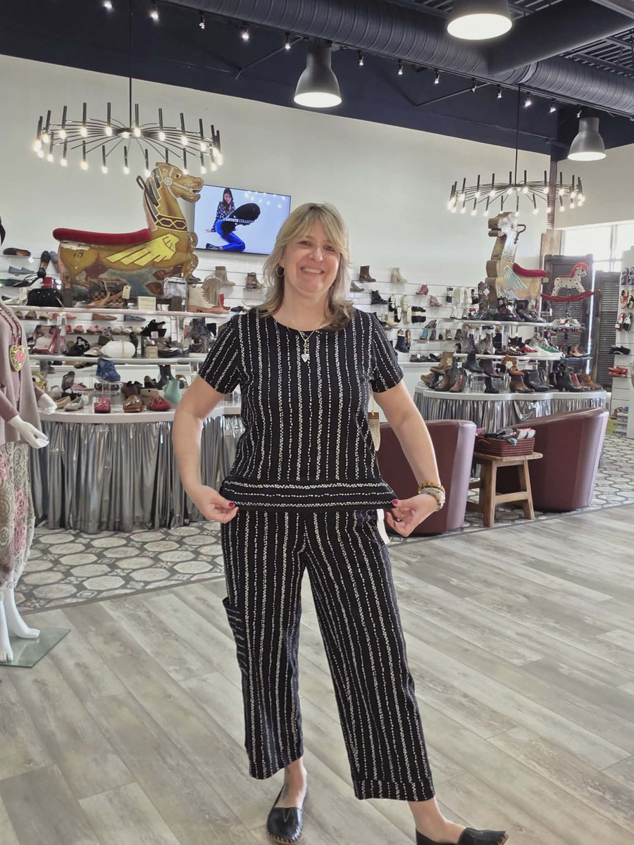 Driftwood Stripe Dockside Tee by Escape by Habitat 11520 Robin Boutique