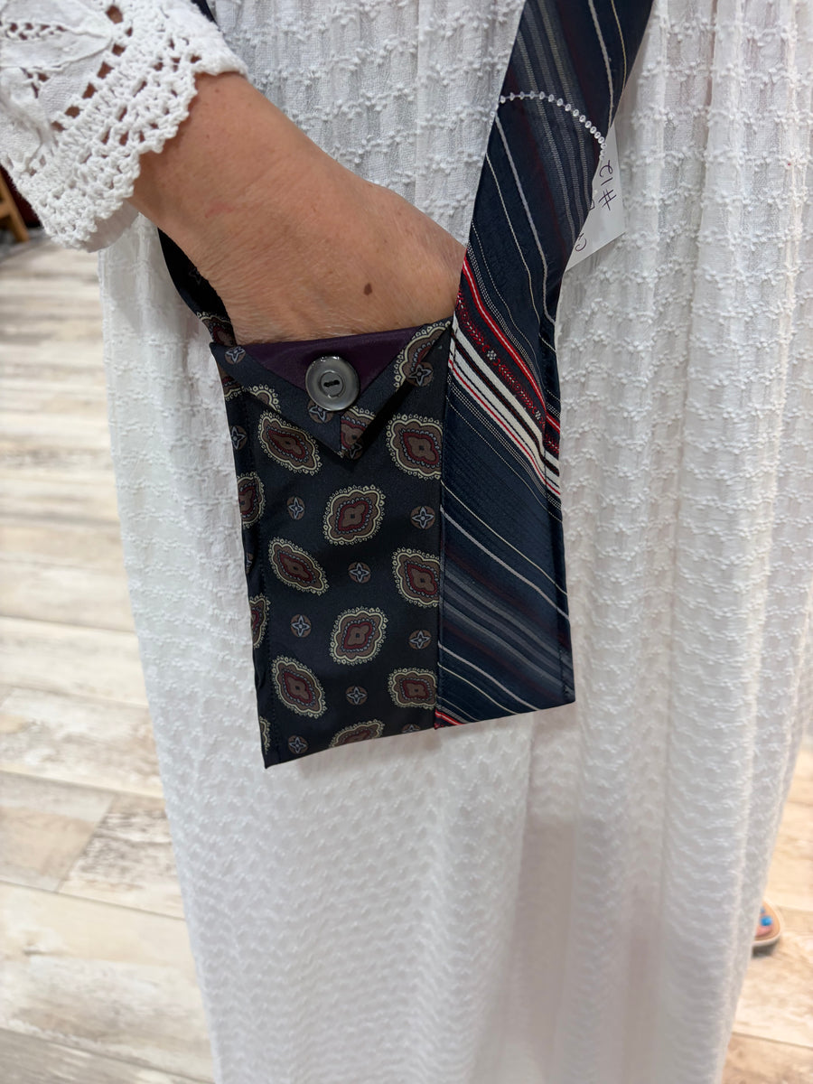 Vintage Tie Crossbody Bag #12