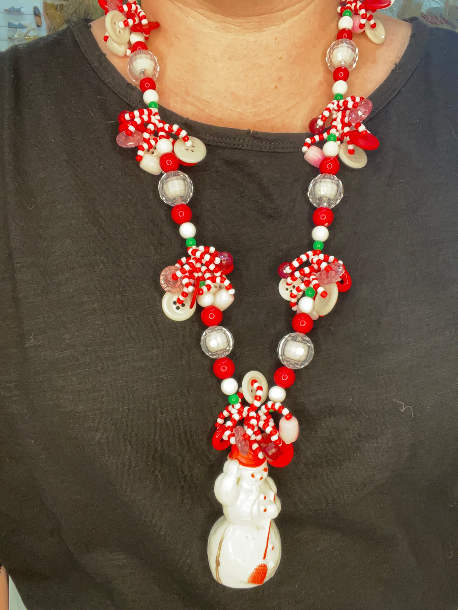 Snowman Necklace by Lori Robin Boutique