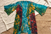 Crepe Sari Spellbound Kimono #207 by Kantha Bae