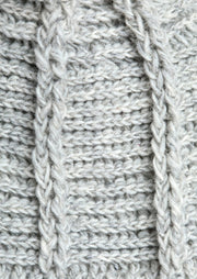 Brecken Pumice Knit Pom Beanie By Many Hands