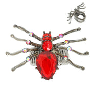 Halloween Jeweled Spider Stretch Ring Robin Boutique