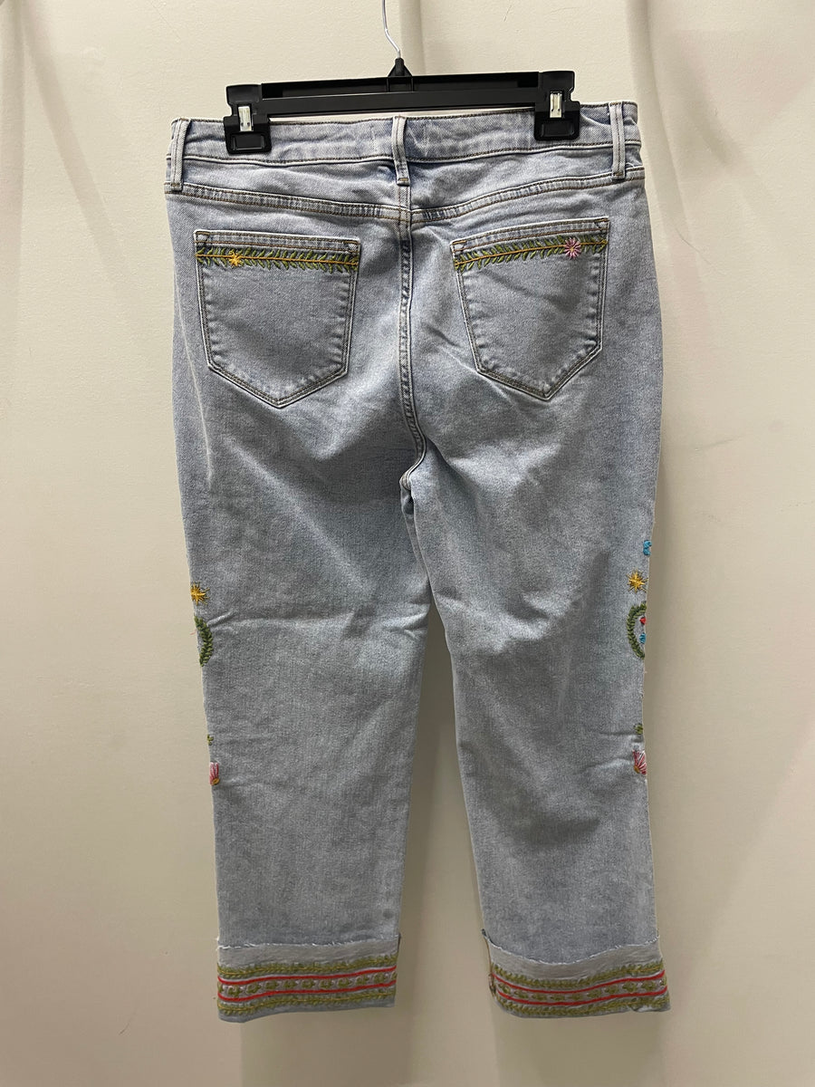 Colette Straight Crop in Pocket Full of Sunshine by Driftwood Robin Boutique