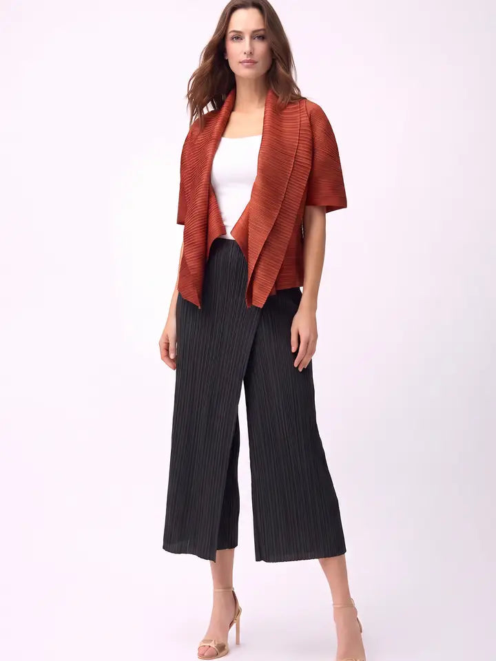 Pleated Pocket Pants with Overlay by EllyNDale