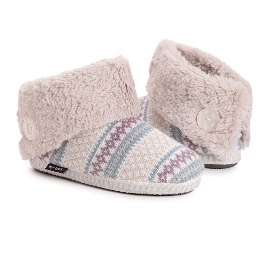 MUK LUKS Women's Melinda Bootie Slipper