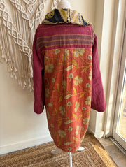 Fine Kantha Drifter Coat #215 by Kantha Bae