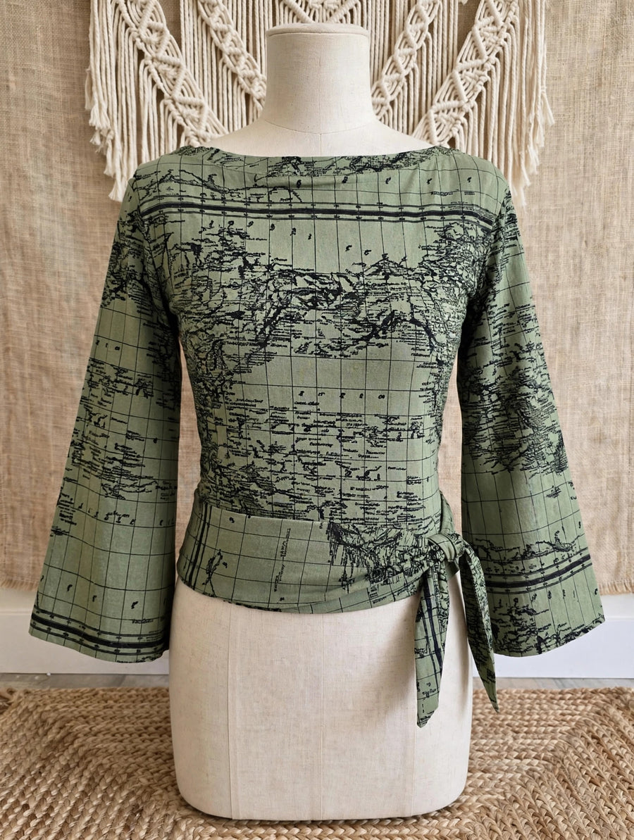 Hope Pullover in Atlas Print by Effie's Heart