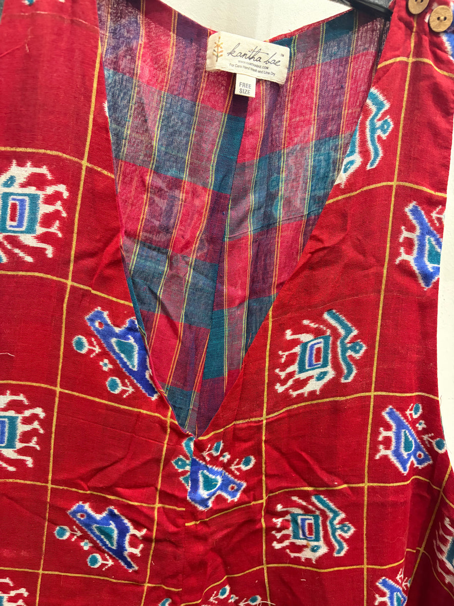 Duality Sari Harmony Wide Leg Jumpsuit #1036 by Kantha Bae