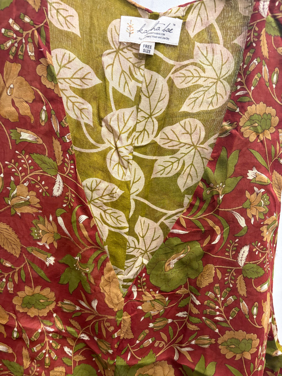 Duality Sari Harmony Wide Leg Jumpsuit #1033 by Kantha Bae