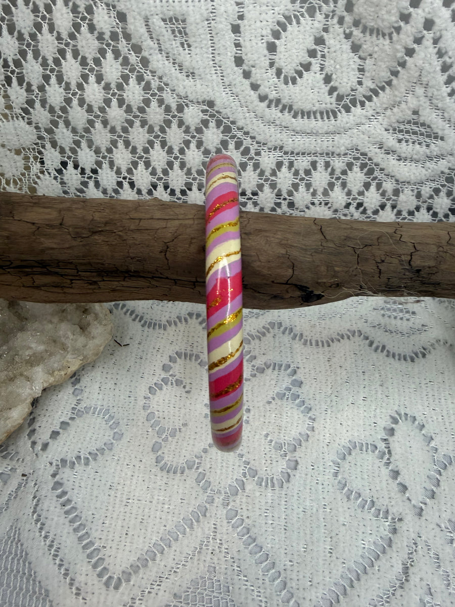 Skinny Painted Shellac Bracelet