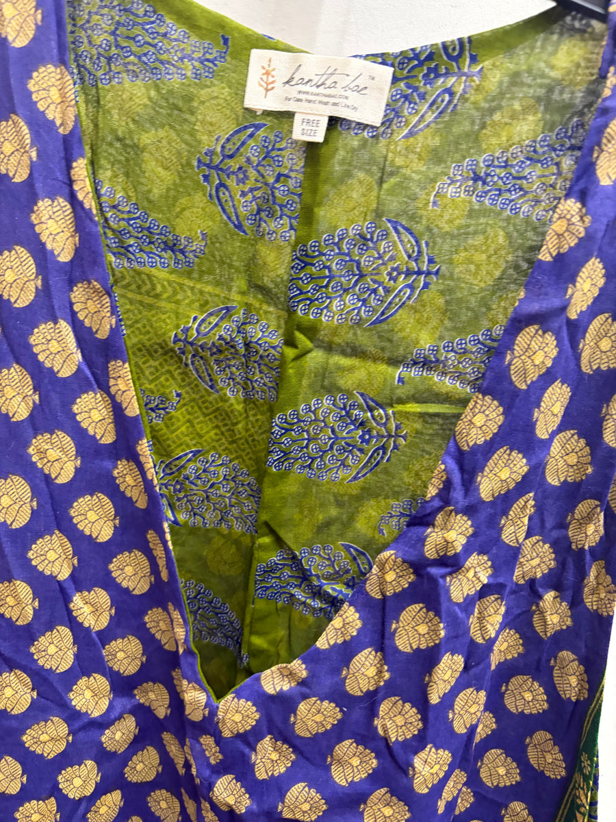 Duality Sari Harmony Wide Leg Jumpsuit #1039 by Kantha Bae