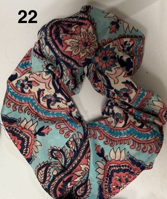 Nepalese Silk Scrunchie Hair Bands Robin Boutique