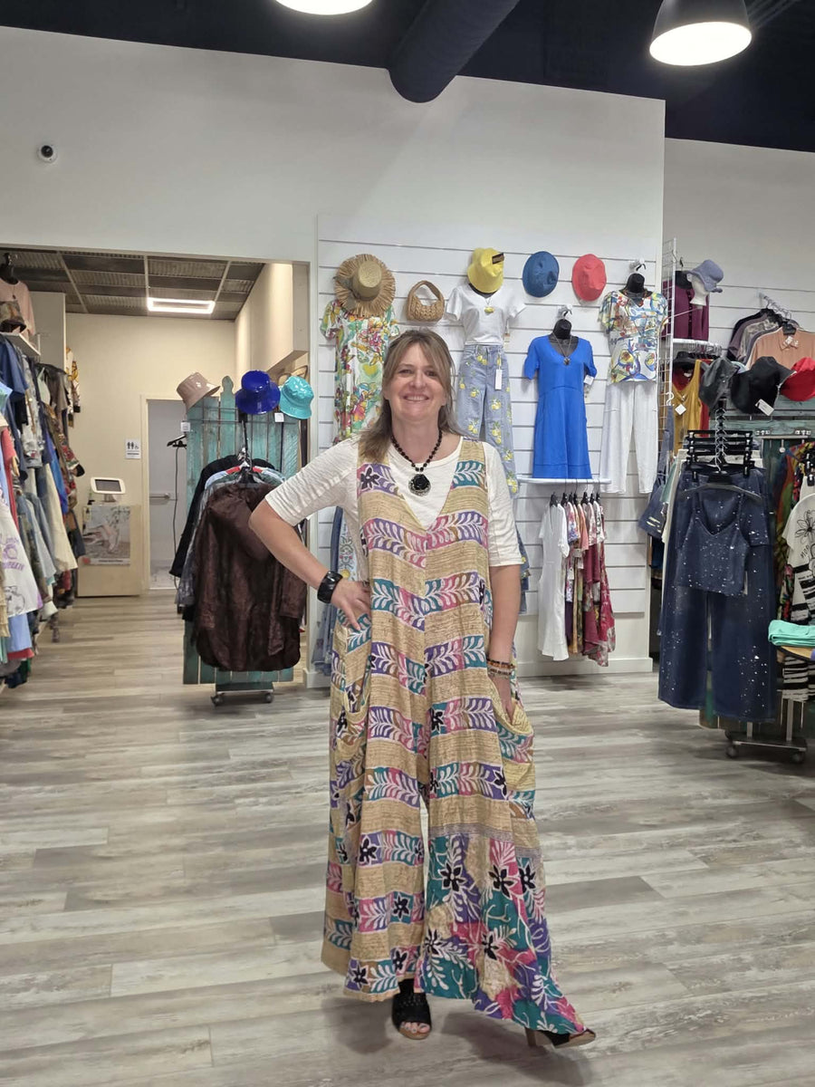 Duality Sari Harmony Wide Leg Jumpsuit #1030 by Kantha Bae