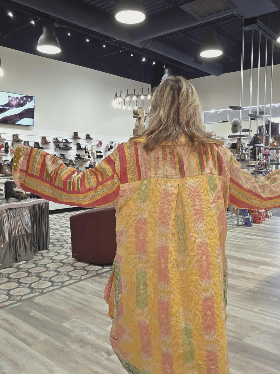 Drifter Coat #085 by Kantha Bae Robin Booutique