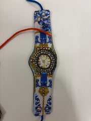 Embellished Fabric Watch Cuff by IPNG Design