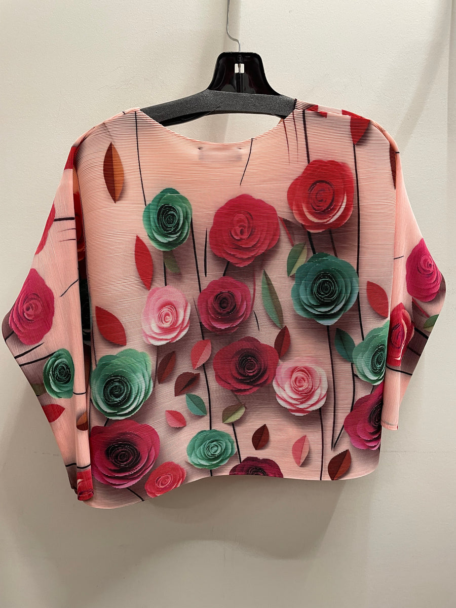 Pleated Rose Top by EllyNDale