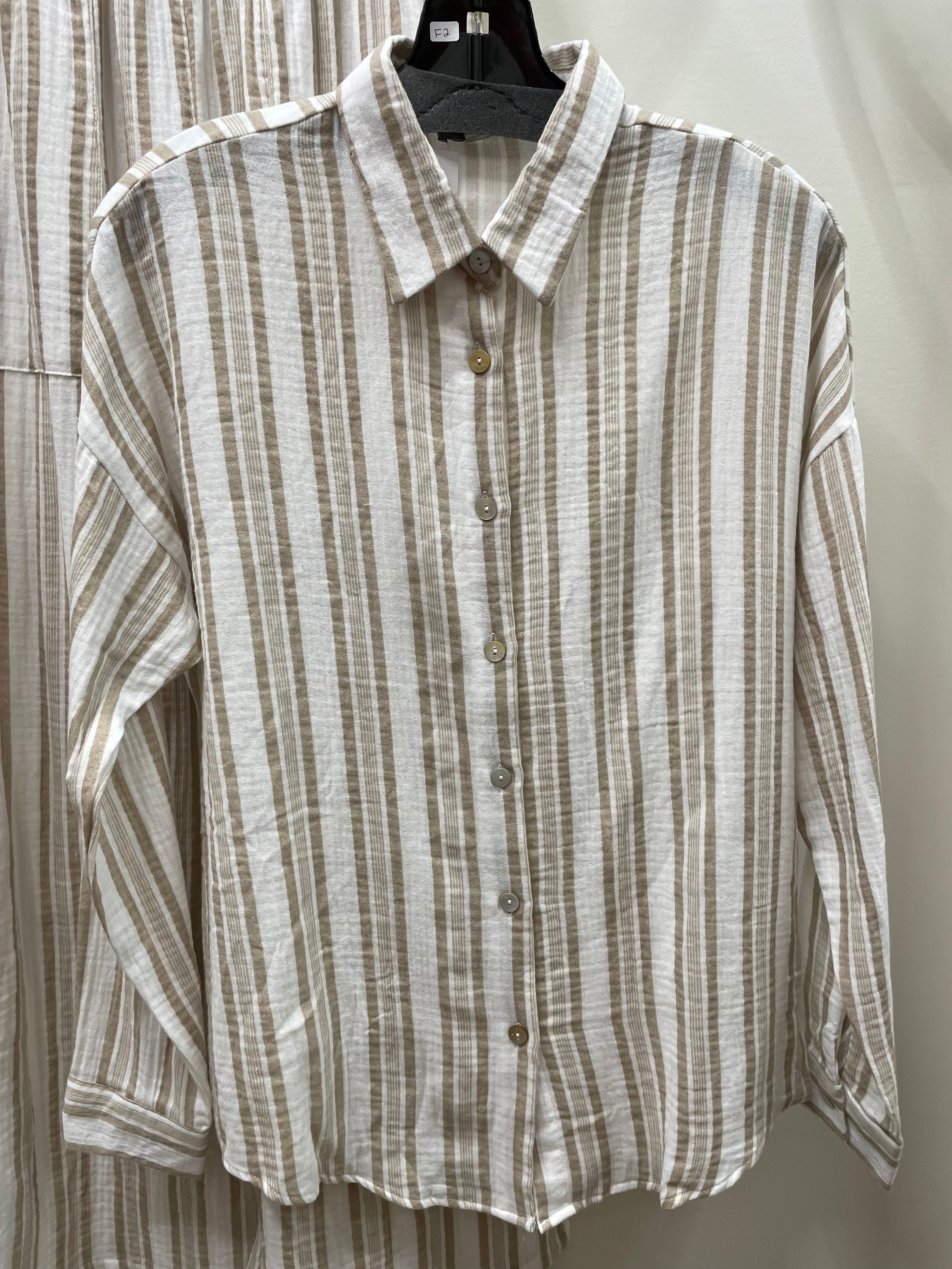 Coastal Chic Button Top