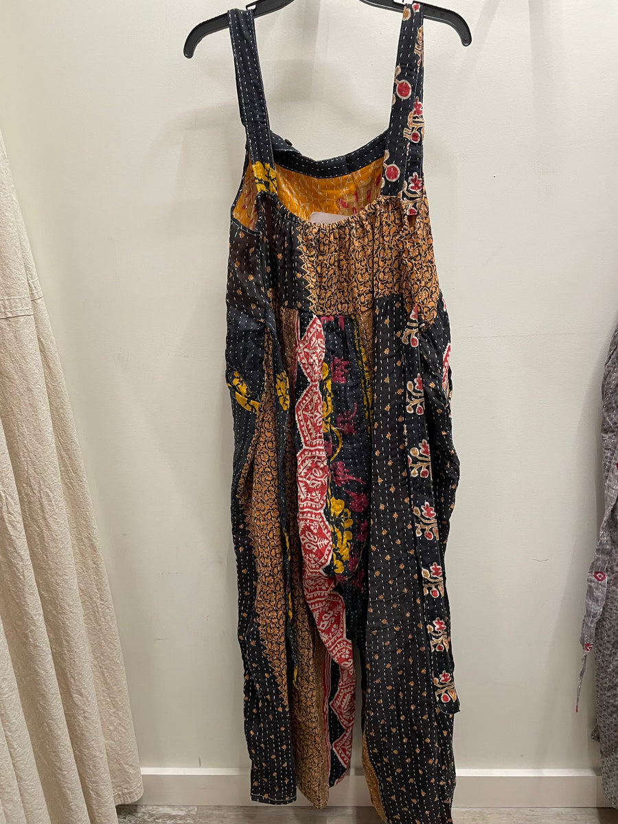 Additional view of Pareo Kantha Crossroad Overalls #76 by Kantha Bae from Robin Boutique.