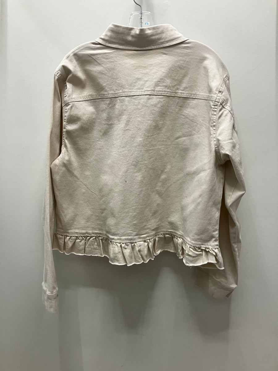 Peplum Chic Denim Jacket
