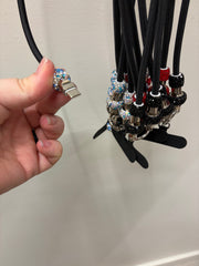Rhinestone Crossbody Lanyard/Cell Phone Charge Cord